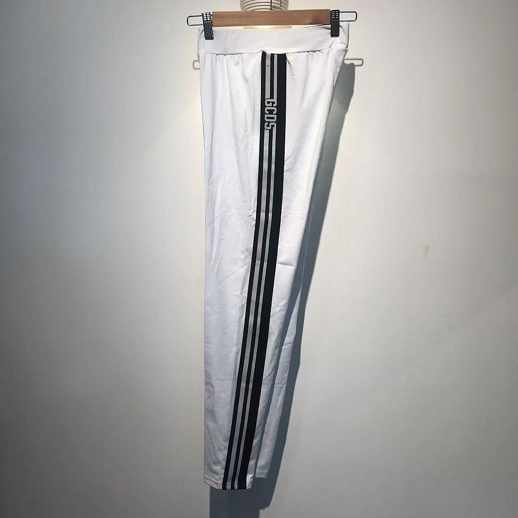 GCDS S18 WHITE/BLU  WOMEN LEGGINGS 