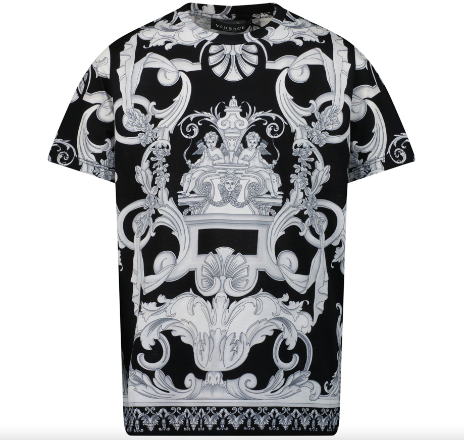 VERSACE KIDS 1000129 1A04739 5B040 KIDS T-SHIRT 