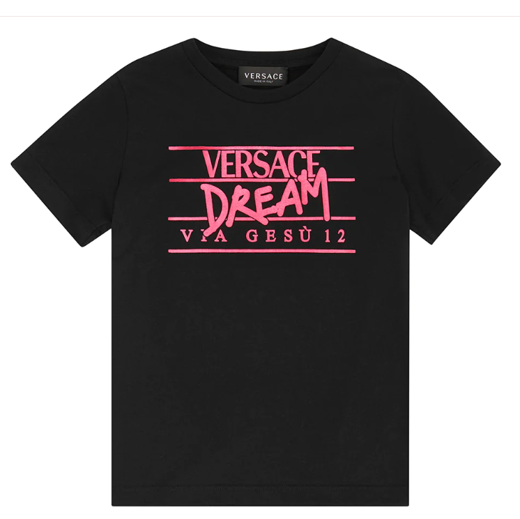VERSACE KIDS 1000052 1A04713 2W070 MEDUSA KIDS T-SHIRT (副本)