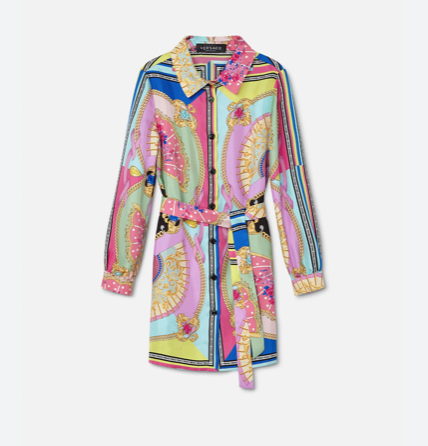 VERSACE KIDS 1003517 1A03637 GIRLS DRESS