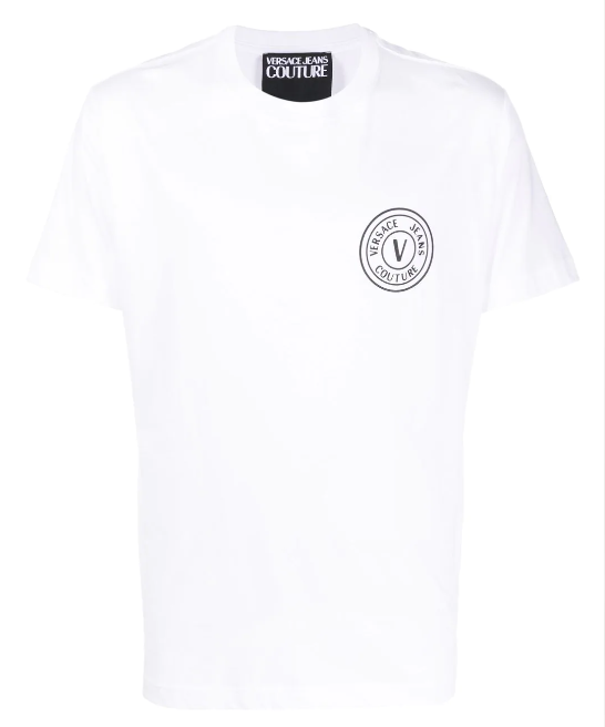 VERSACE 74GAHT06 CJ00T MEN T-SHIRT WHITE 