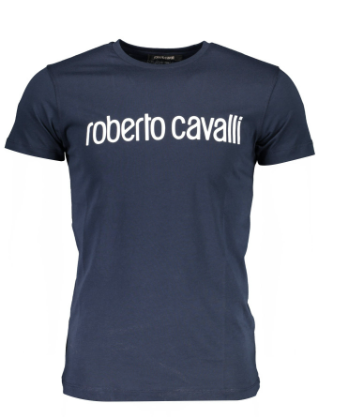 ROBERTO CAVALLI HST68F 04926 T-SHIRT NAVY
