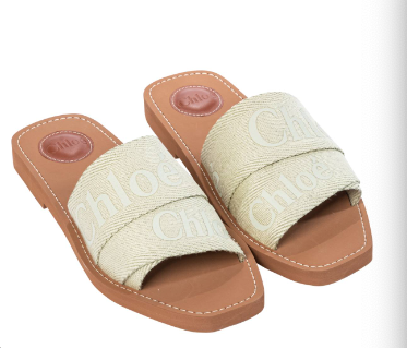 CHLOE CHC22U188Z3 WOMEN SLIPPERS HAZY GREEN