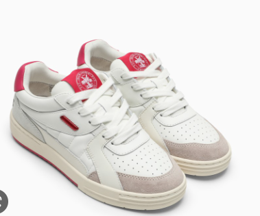 PALM ANGELS PWIA049F22LEA001 WOMAN SNEAKERS WHITE FUCXIA 